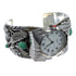 Sterling Silver Southwest Turquoise Eagle Cuff Watch CX47926
