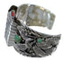Sterling Silver Southwest Turquoise Eagle Cuff Watch CX47926