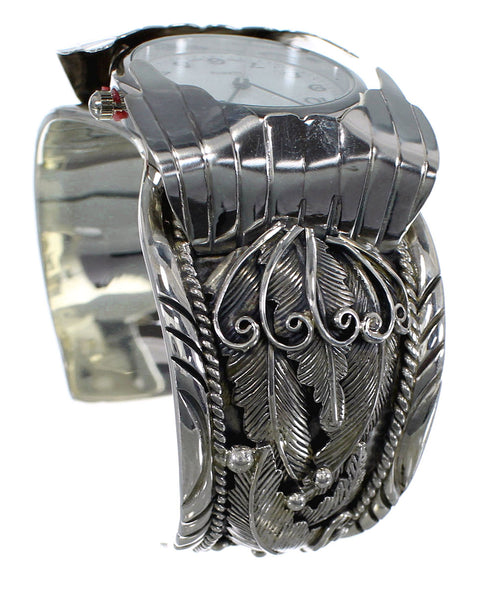 Southwest Genuine Sterling Silver Cuff Watch CX47946