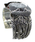 Southwest Genuine Sterling Silver Cuff Watch CX47946