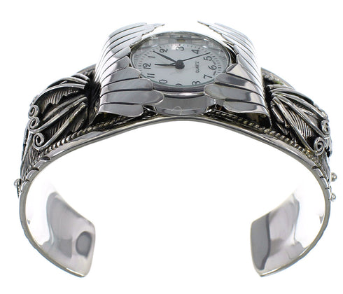 Genuine Sterling Silver Southwest Cuff Watch CX48006
