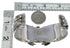 Genuine Sterling Silver Southwest Jewelry Cuff Watch CX48014