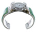 Southwest Authentic Sterling Silver Turquoise Cuff Watch CX48629
