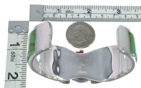 Southwestern Turquoise Authentic Sterling Silver Cuff Watch CX48637