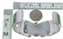 Southwestern Turquoise Authentic Sterling Silver Cuff Watch CX48637