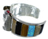 Sterling Silver Multicolor Southwestern Cuff Watch CX48647