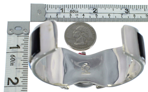 Sterling Silver Multicolor Southwestern Cuff Watch CX48647
