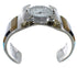 Sterling Silver Southwestern Multicolor Inlay Cuff Watch CX48649