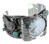 Sterling Silver Turquoise Southwest Jewelry Eagle Cuff Watch CX48219