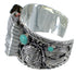 Sterling Silver Turquoise Southwest Jewelry Eagle Cuff Watch CX48219