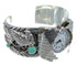 Turquoise Southwest Authentic Sterling Silver Eagle Cuff Watch CX48275