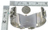 Southwest Sterling Silver Turquoise Horse Cuff Watch CX48658