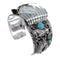 Southwest Turquoise Sterling Silver Horse Cuff Watch CX48661