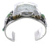 Southwest Jewelry Sterling Silver Bear Turquoise Cuff Watch CX48704