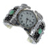 Southwest Bear Turquoise Sterling Silver Cuff Watch CX48707