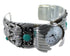 Turquoise Southwest Genuine Sterling Silver Bear Cuff Watch CX48728