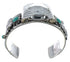 Turquoise Southwest Genuine Sterling Silver Bear Cuff Watch CX48728