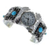Turquoise Genuine Sterling Silver Southwest Bear Cuff Watch CX48730
