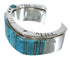 Southwest Genuine Sterling Silver Turquoise Cuff Bracelet CX48943