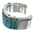 Genuine Sterling Silver Turquoise Southwest Cuff Bracelet CX48948