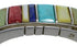Southwest Multicolor Authentic Sterling Silver Cuff Bracelet CX48966