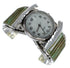 Southwest Turquoise Genuine Sterling Silver Cuff Watch CX48835
