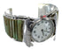 Southwest Turquoise Genuine Sterling Silver Cuff Watch CX48835