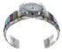 Southwest Genuine Sterling Silver Multicolor Cuff Watch CX48845