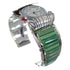 Southwest Turquoise Inlay Genuine Sterling Silver Cuff Watch CX48848