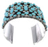 Genuine Sterling Silver Turquoise Southwestern Cuff Bracelet CX49015