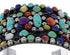 Authentic Silver Southwestern Multicolor Cuff Bracelet CX49042