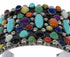 Multicolor Sterling Silver Southwestern Cuff Bracelet CX49047