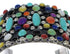 Multicolor Southwestern Genuine Sterling Silver Cuff Bracelet CX49050