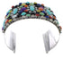 Multicolor Southwestern Genuine Sterling Silver Cuff Bracelet CX49050