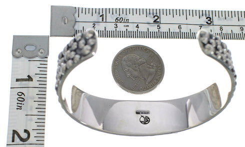 Turquoise Silver Butterfly Dragonfly Southwest Cuff Bracelet CX49476