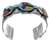 Authentic Sterling Silver Southwest Multicolor Cuff Bracelet CX49157