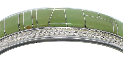 Genuine Sterling Silver Turquoise Southwest Cuff Bracelet CX49173