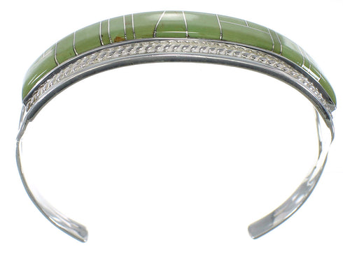Genuine Sterling Silver Turquoise Southwest Cuff Bracelet CX49173