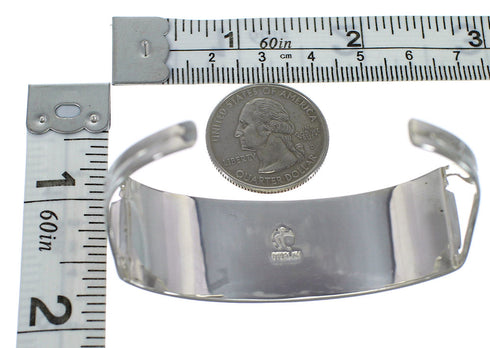 Multicolor Authentic Sterling Silver Southwest Cuff Bracelet CX49196