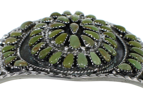 Genuine Sterling Silver Turquoise Southwest Cuff Bracelet CX49385