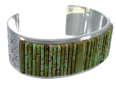Sterling Silver Southwest Turquoise Cuff Bracelet CX49425