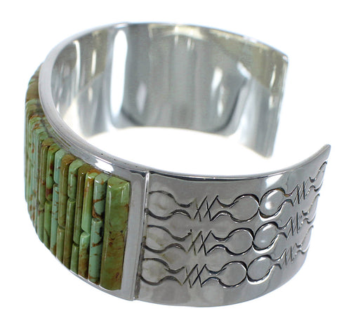 Sterling Silver Southwest Turquoise Cuff Bracelet CX49425