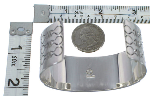 Turquoise Sterling Silver Southwest Cuff Bracelet CX49428