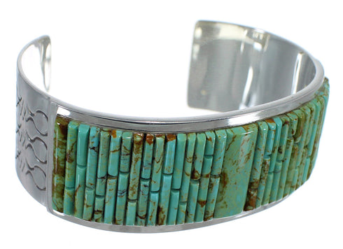 Turquoise Southwest Sterling Silver Cuff Bracelet CX49430