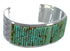 Turquoise Southwest Sterling Silver Cuff Bracelet CX49430