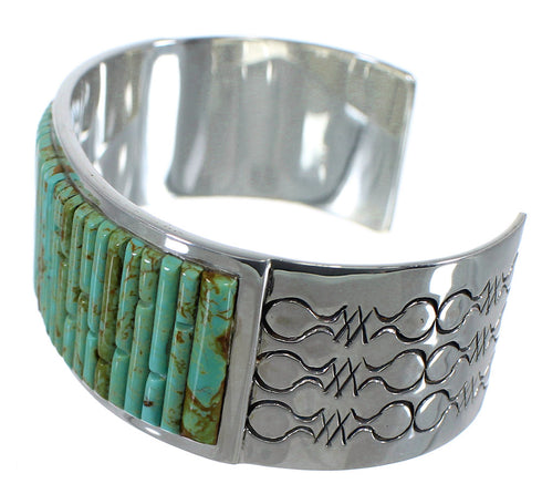 Turquoise Southwest Sterling Silver Cuff Bracelet CX49430
