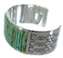 Turquoise Southwest Sterling Silver Cuff Bracelet CX49430