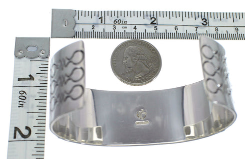 Turquoise Southwest Sterling Silver Cuff Bracelet CX49430