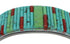 Genuine Silver Turquoise Coral Southwest Cuff Bracelet CX49438
