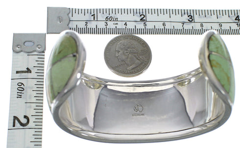 Sterling Silver And Turquoise Southwest Cuff Bracelet CX49497